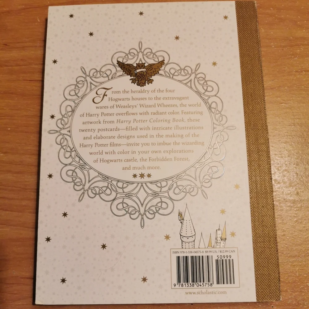 Harry Potter Postcard/Colouring Book - Picture 6 of 6